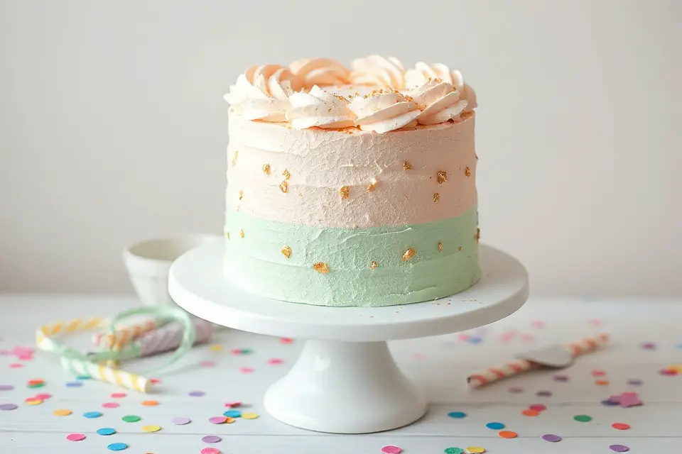 free two tone cake photo