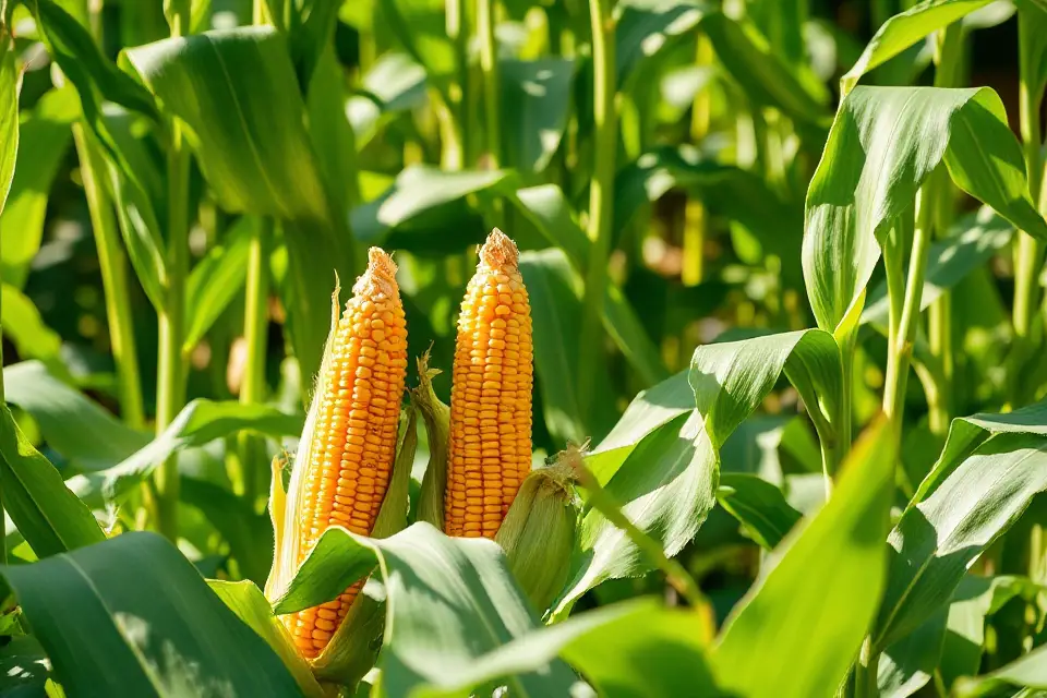 fresh corn garden photo