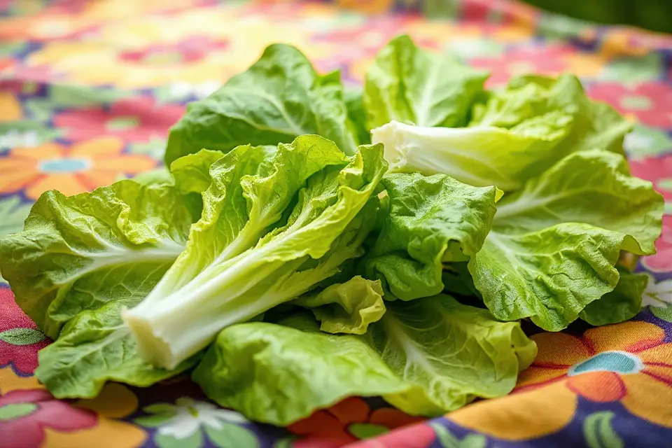 fresh lettuce picnic blanket