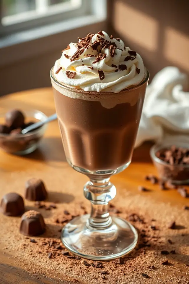 frozen hot chocolate bliss