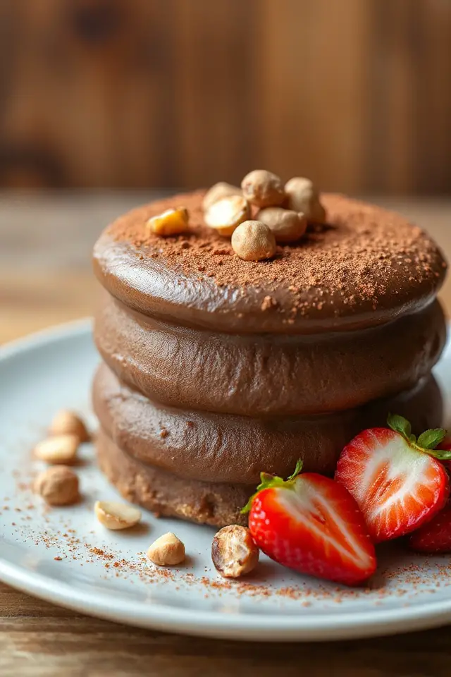 ginger chocolate mousse cake