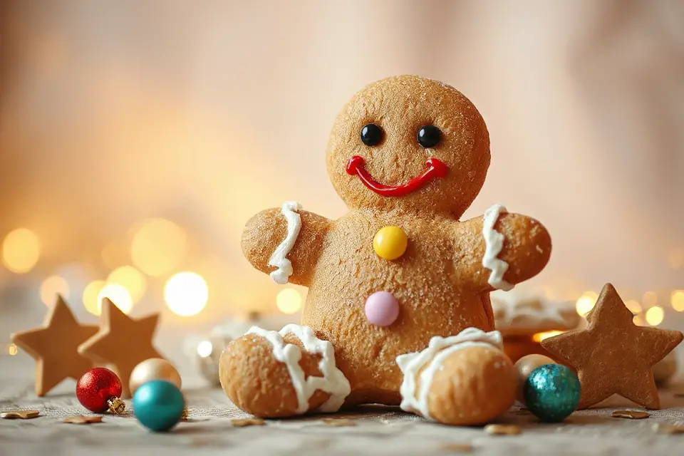 gingerbread man holiday decorations