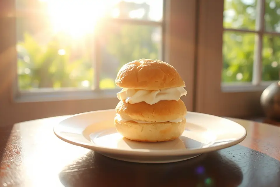 golden cream puff sunlight