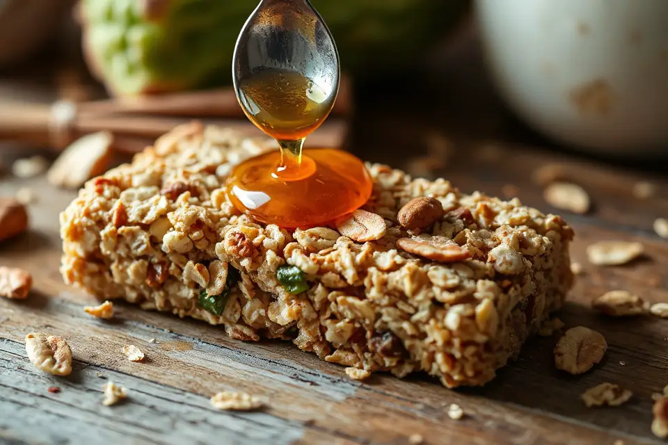 granola bar with honey