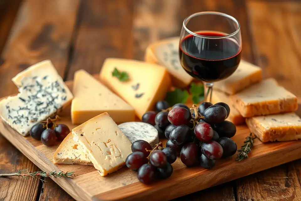 grape juice and cheese pairing