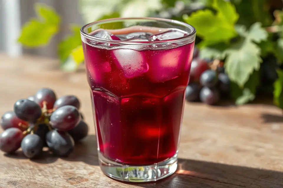 grape juice ice cubes