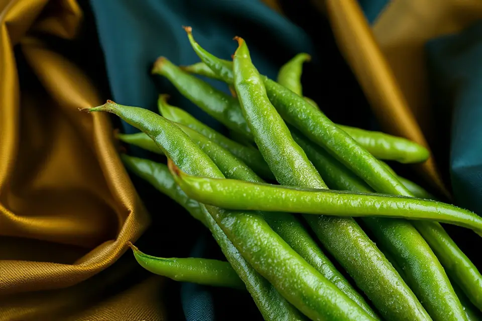 green bean vibrant backdrop