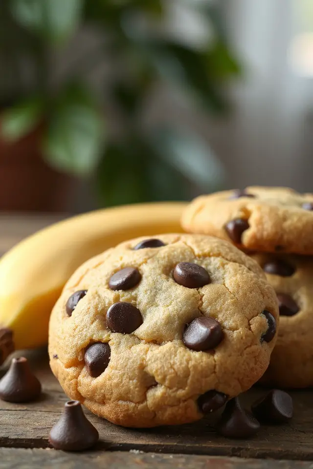 healthy chocolate chip cookies