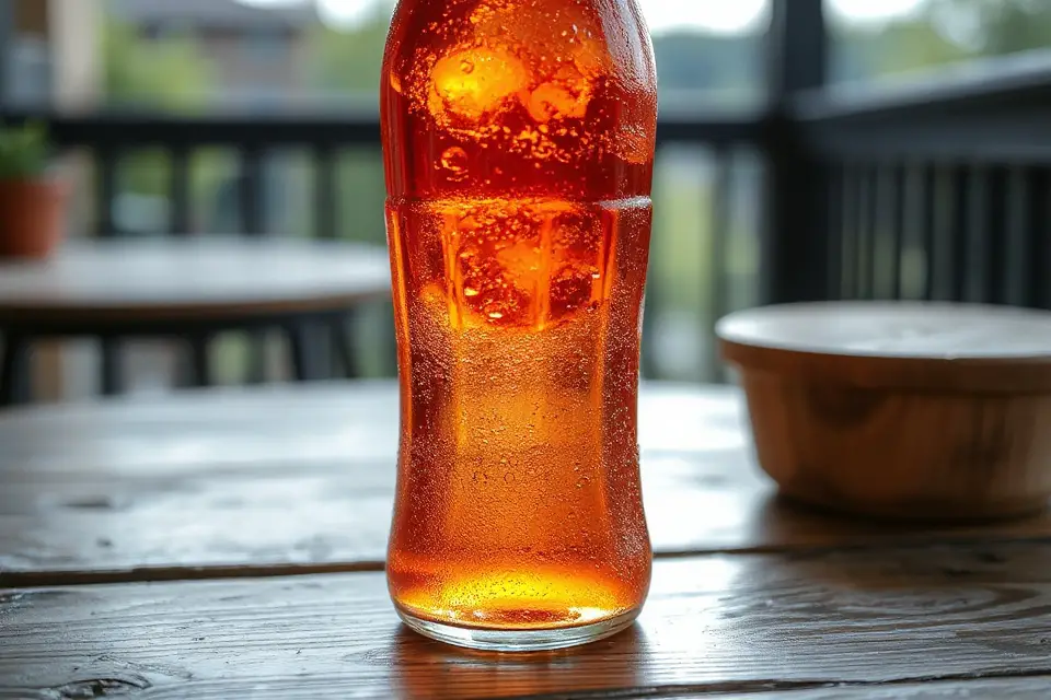 ice cold soda bottle photo