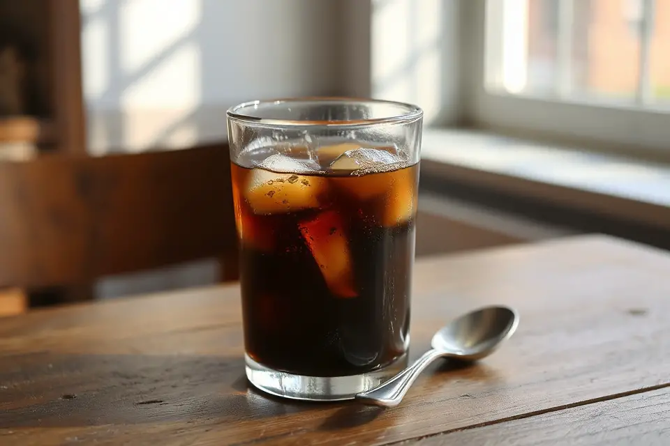 iced coffee vintage spoon