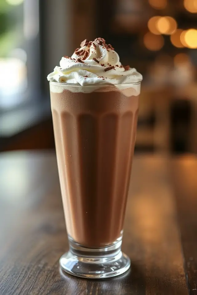 indulgent chocolate shake recipe