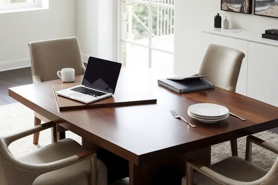 integrated dining workspace design
