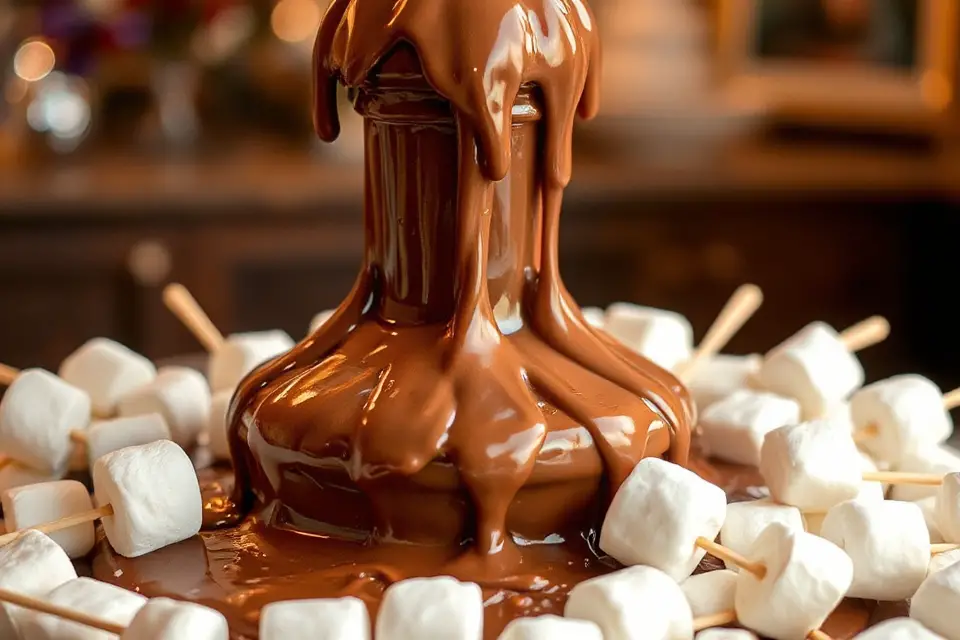 marshmallows dipped in chocolate