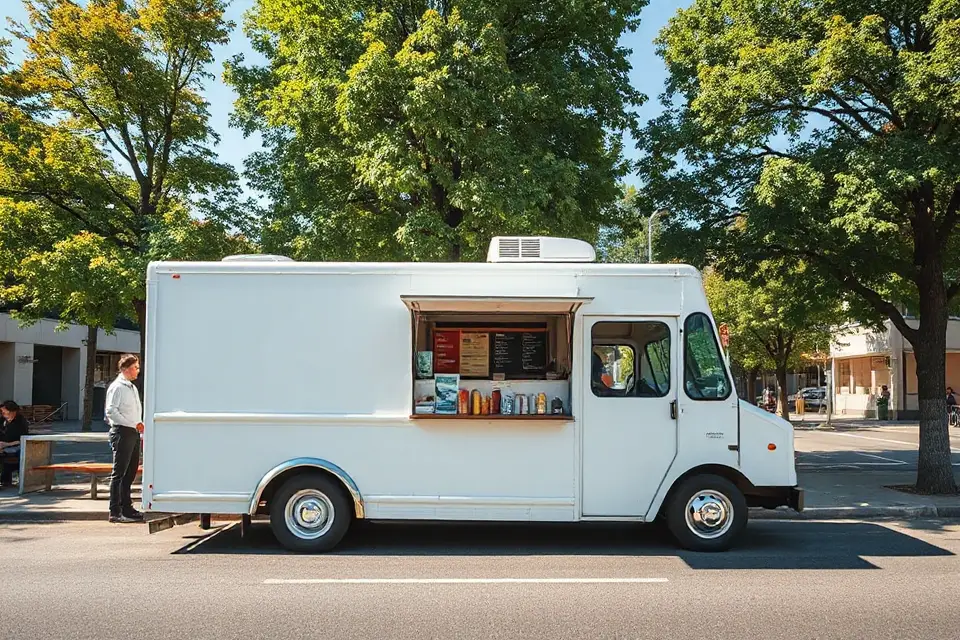 minimalist food truck design
