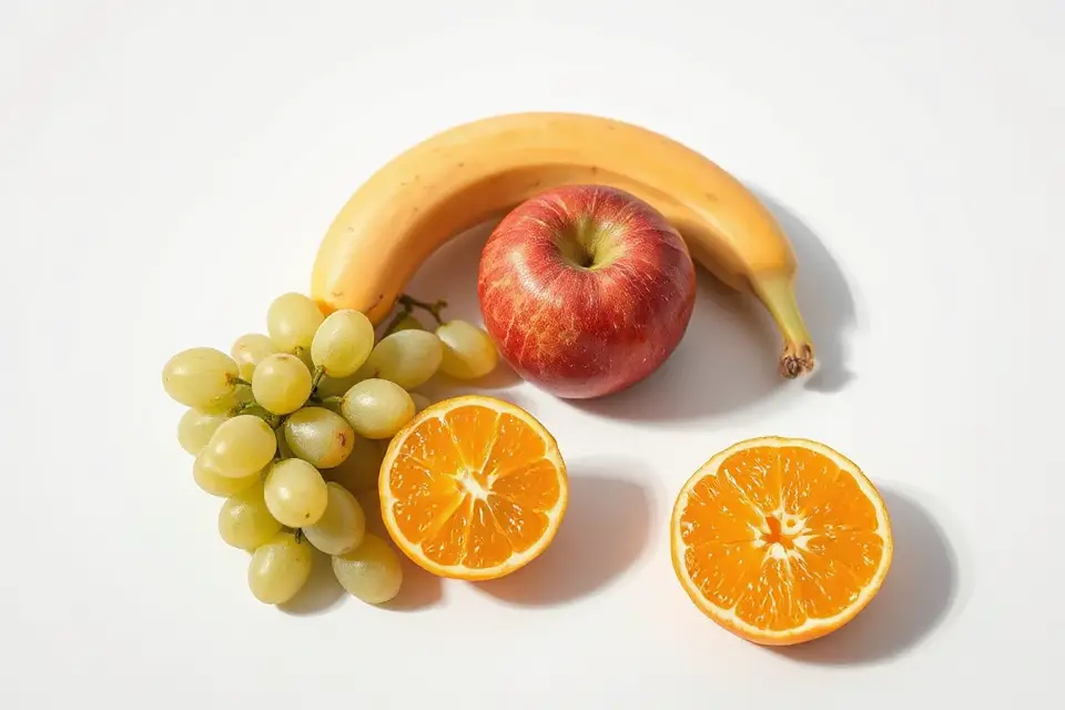 minimalist fruit stock photo