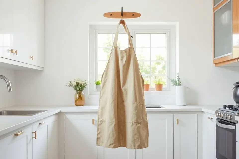 minimalist kitchen apron photo