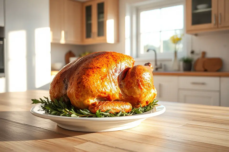 minimalist thanksgiving turkey photo