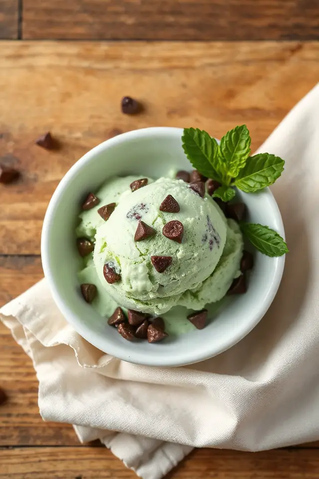 Mint Chocolate Chip Ice Cream Recipe With Peppermint Extract