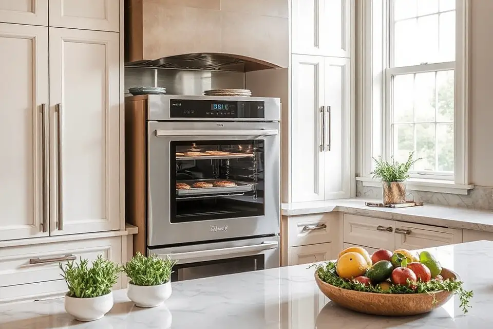 modern kitchen oven photo