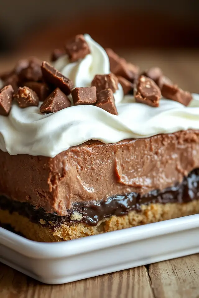 no bake chocolate cheesecake delight