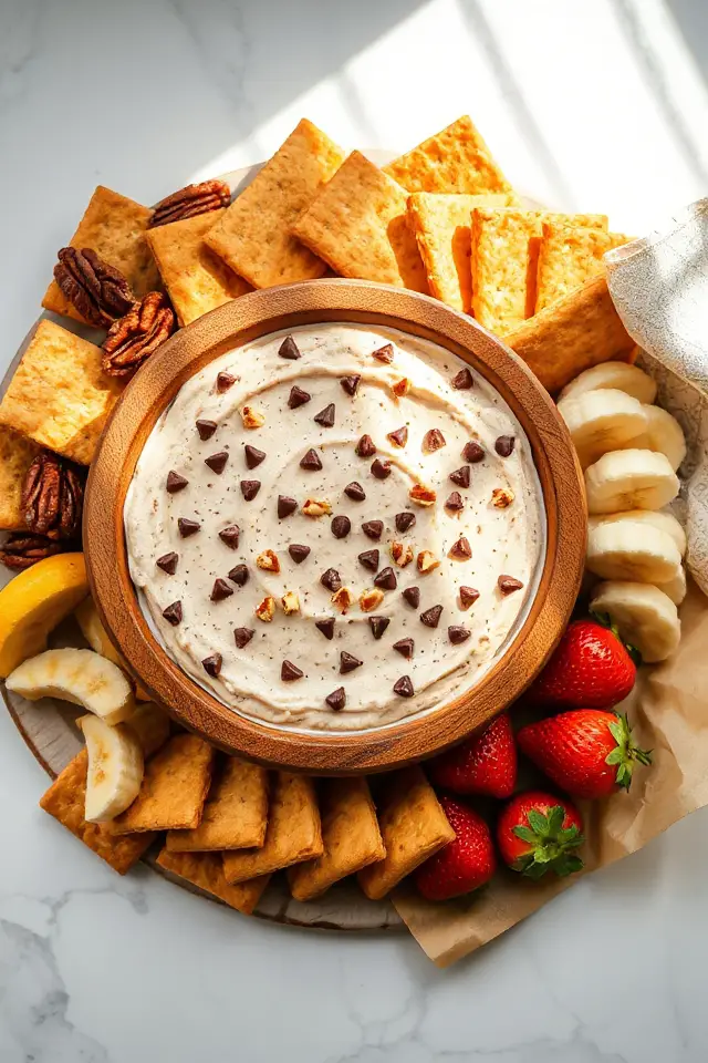 nutty chocolate chip dip