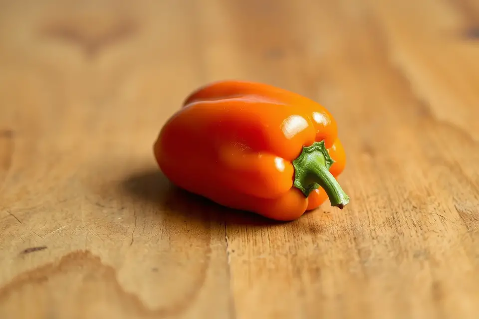 orange bell pepper photo