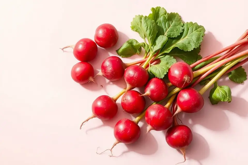 pastel radish stock photo