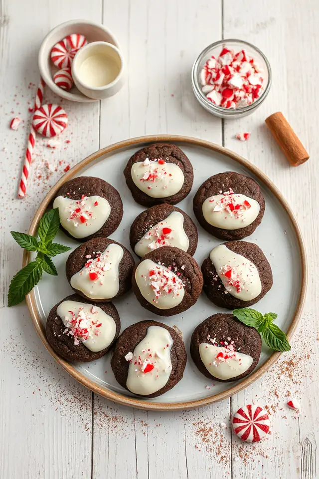 Peppermint Cocoa Cookie Recipe