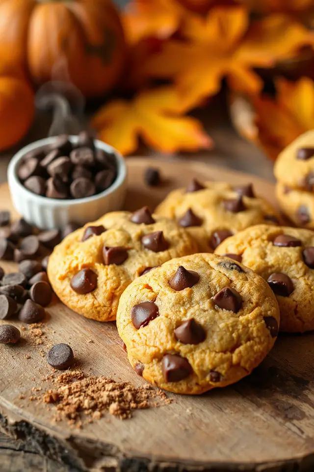 pumpkin chocolate chip cookies