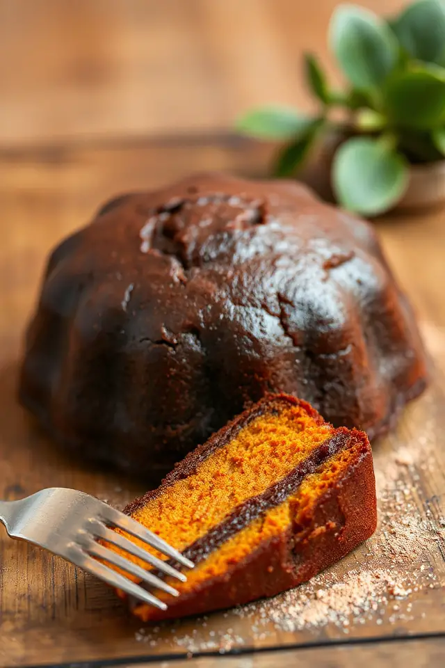 pumpkin powered healthy chocolate cake