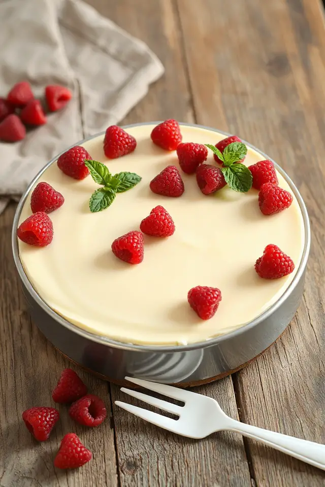 raspberry cheesecake with chocolate