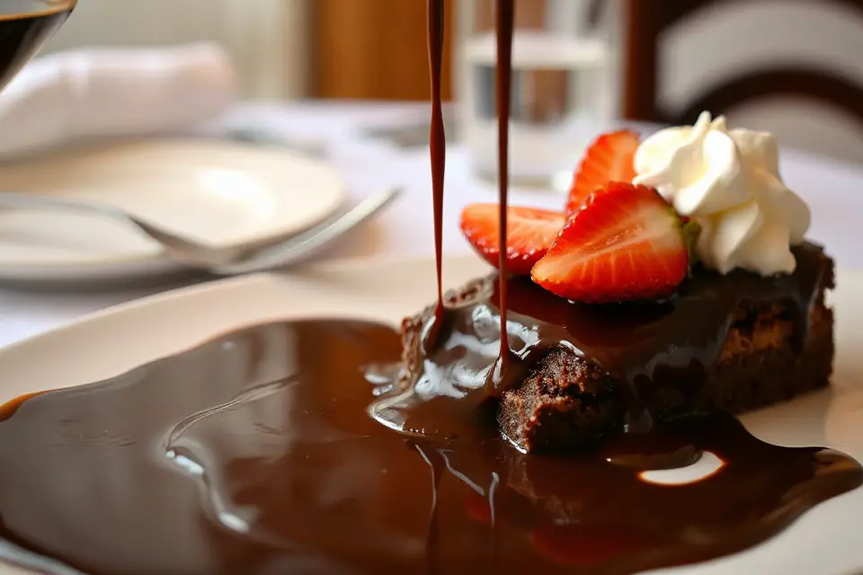 rich chocolate dessert photo