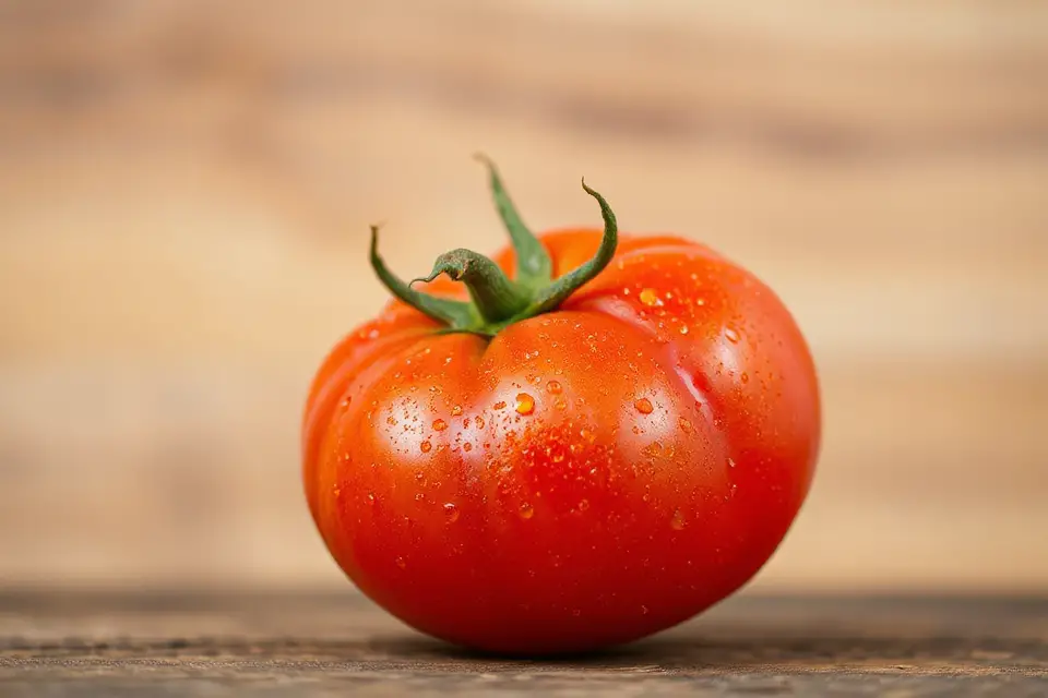 ripe tomato stock photo