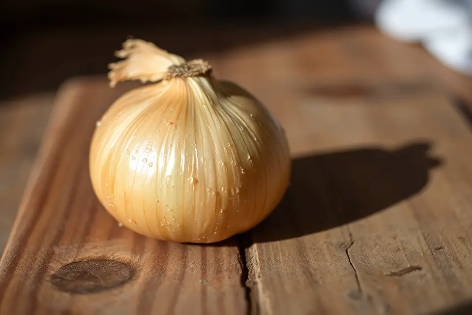 rustic onion stock photo