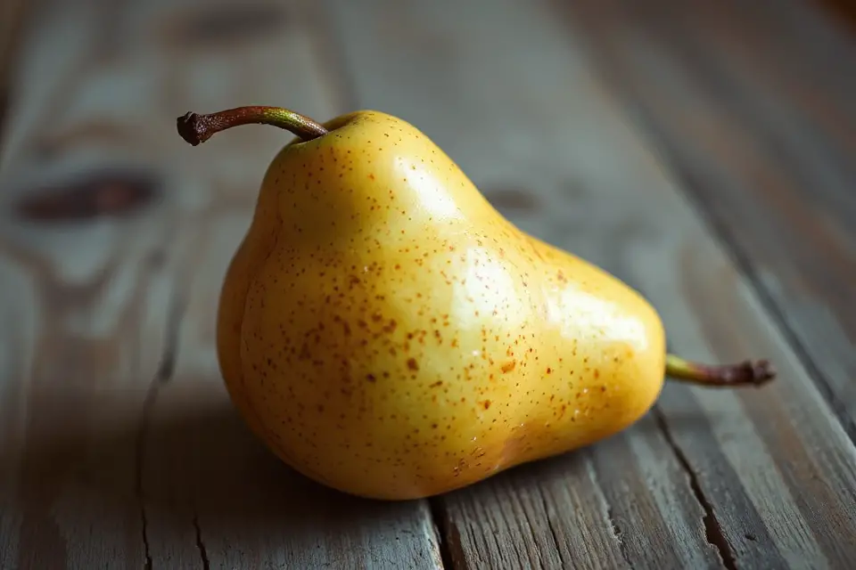 rustic textured pear photo