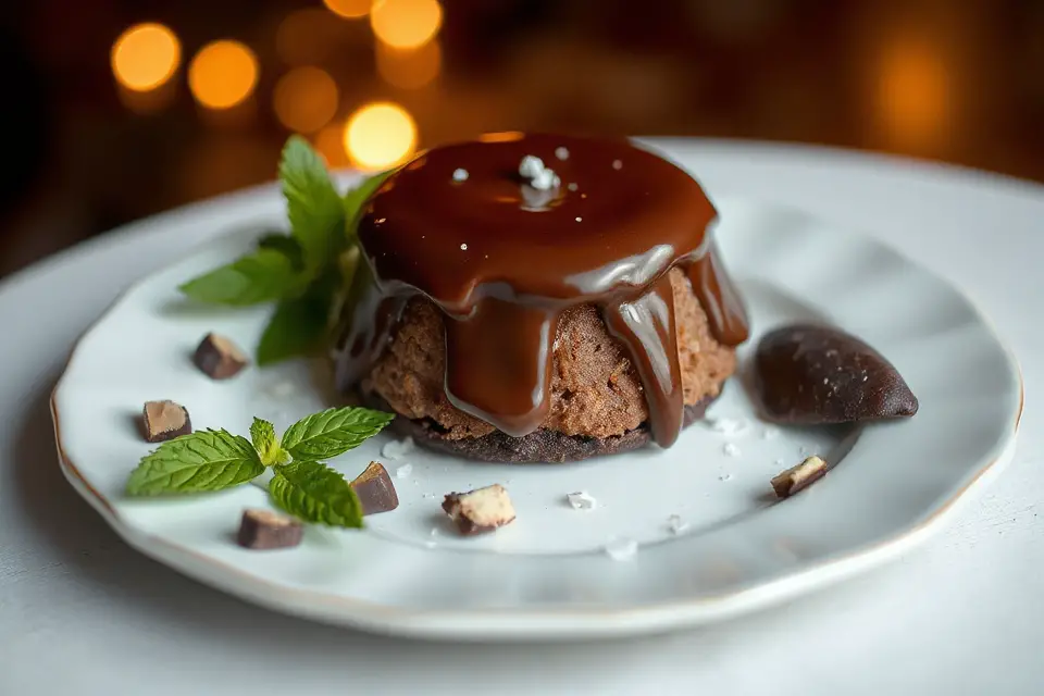 savory chocolate dessert photo