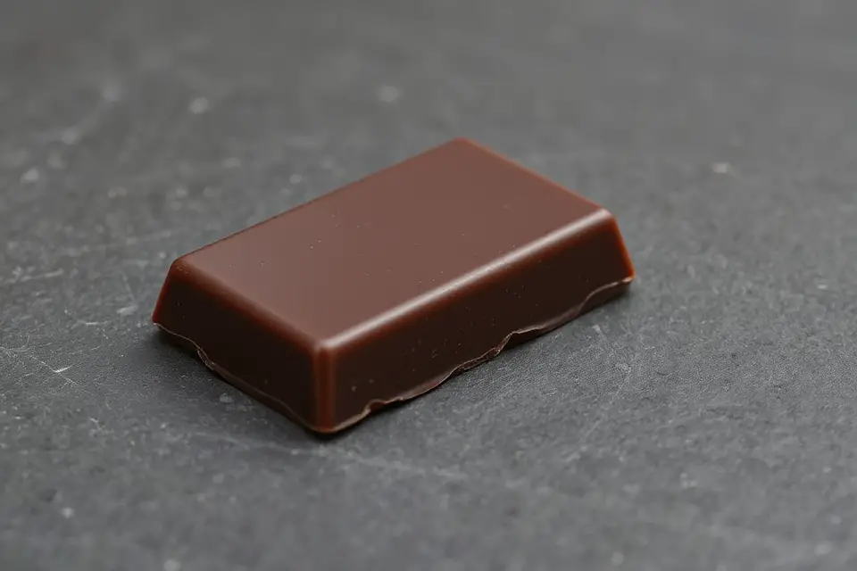 single piece dark chocolate
