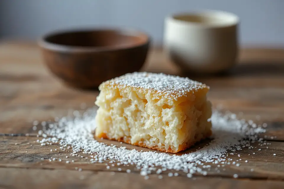 sugar dusted rice cake photo