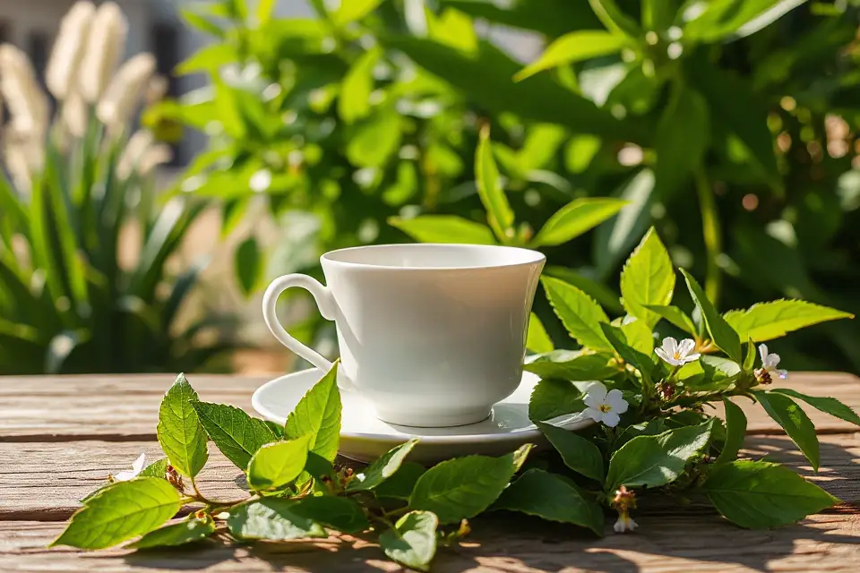 tea cup natural elements