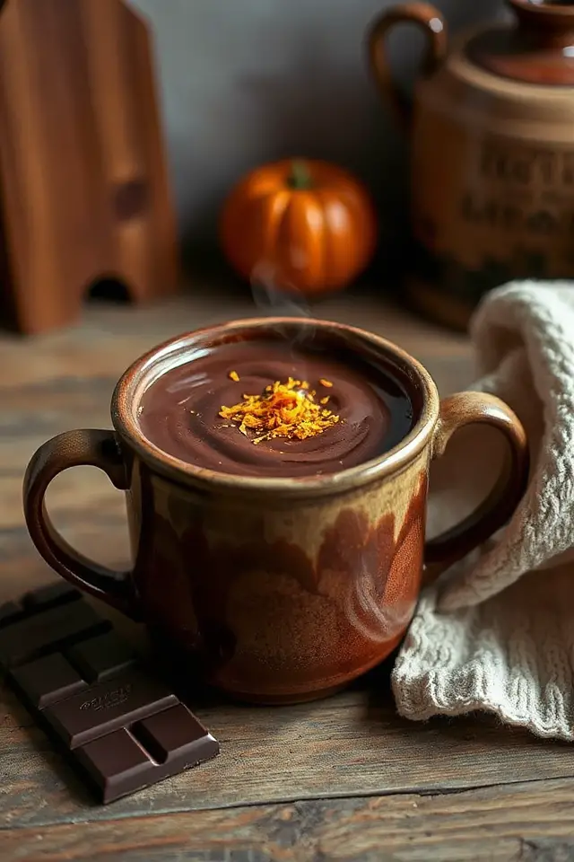 thick creamy hot chocolate
