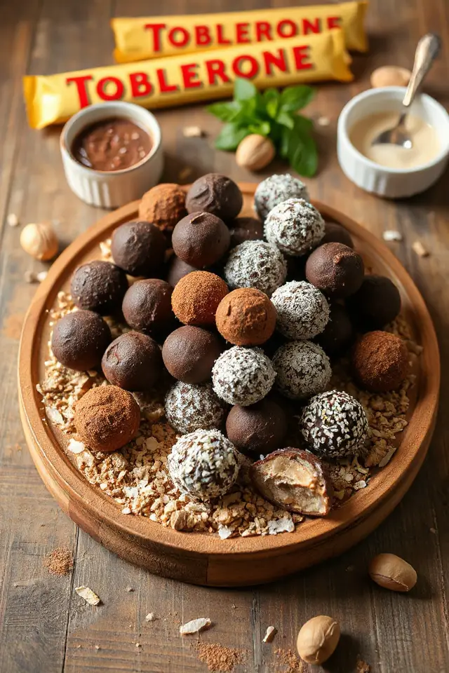 Chocolate Truffles Recipe With Toblerone