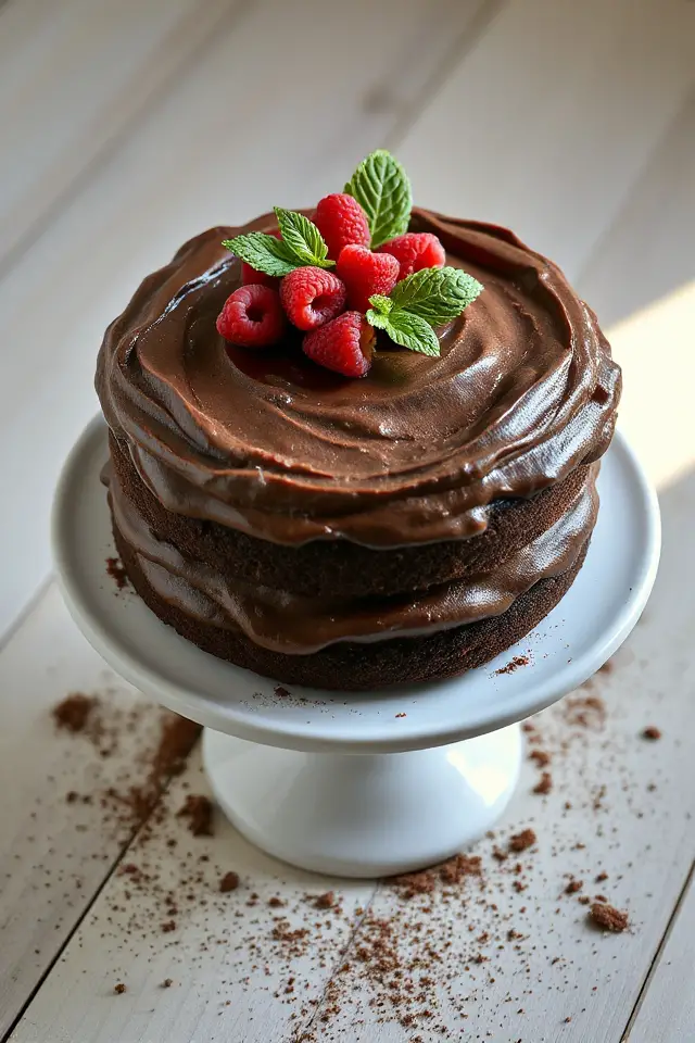 vegan chocolate cake recipe