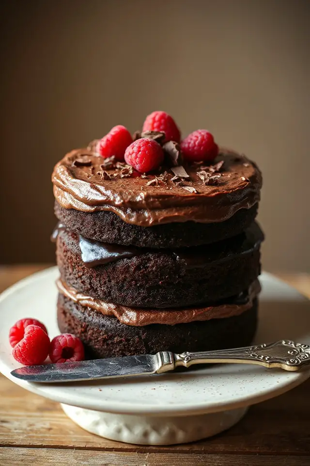 vegan chocolate cake recipe