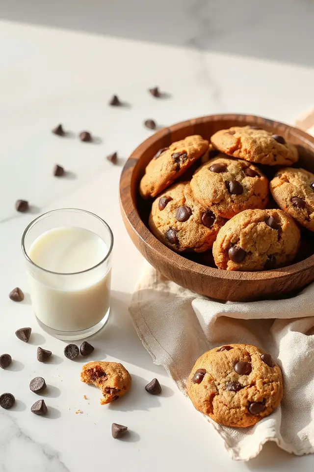 Flaxseed Vegan Chocolate Chip Cookies Recipe