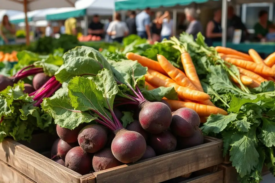 vibrant beets and carrots