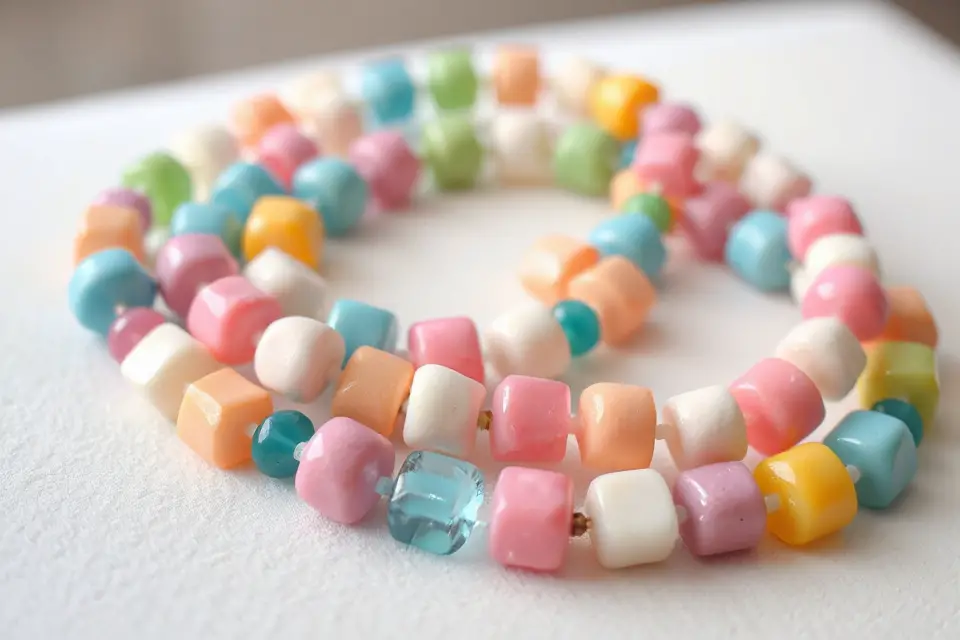 vibrant candy necklace photo