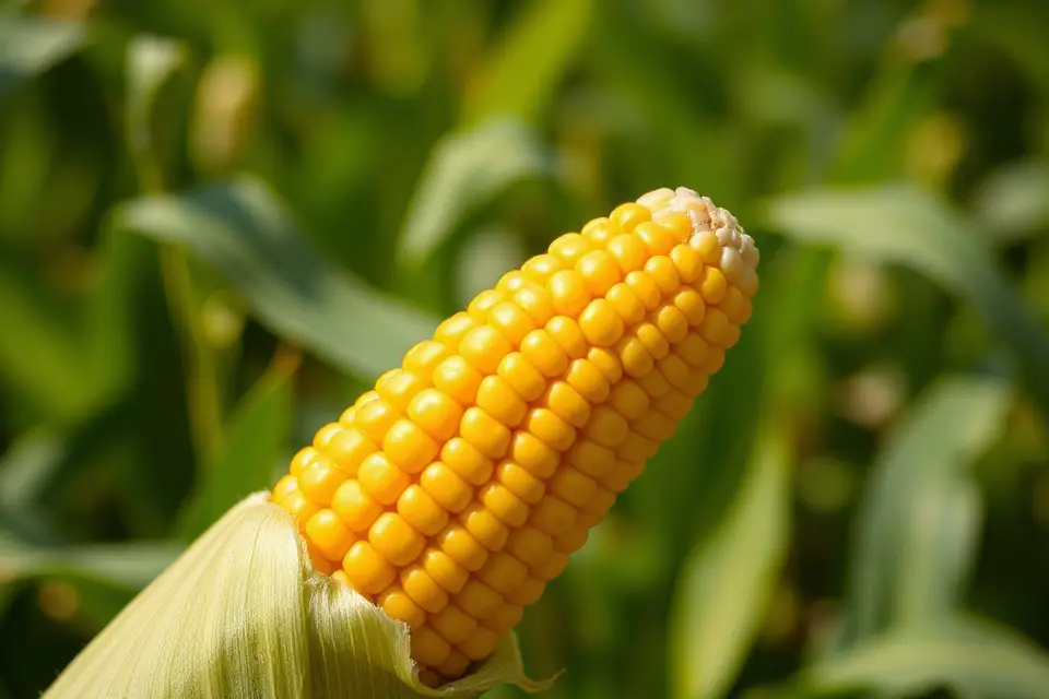 vibrant corn stock photo