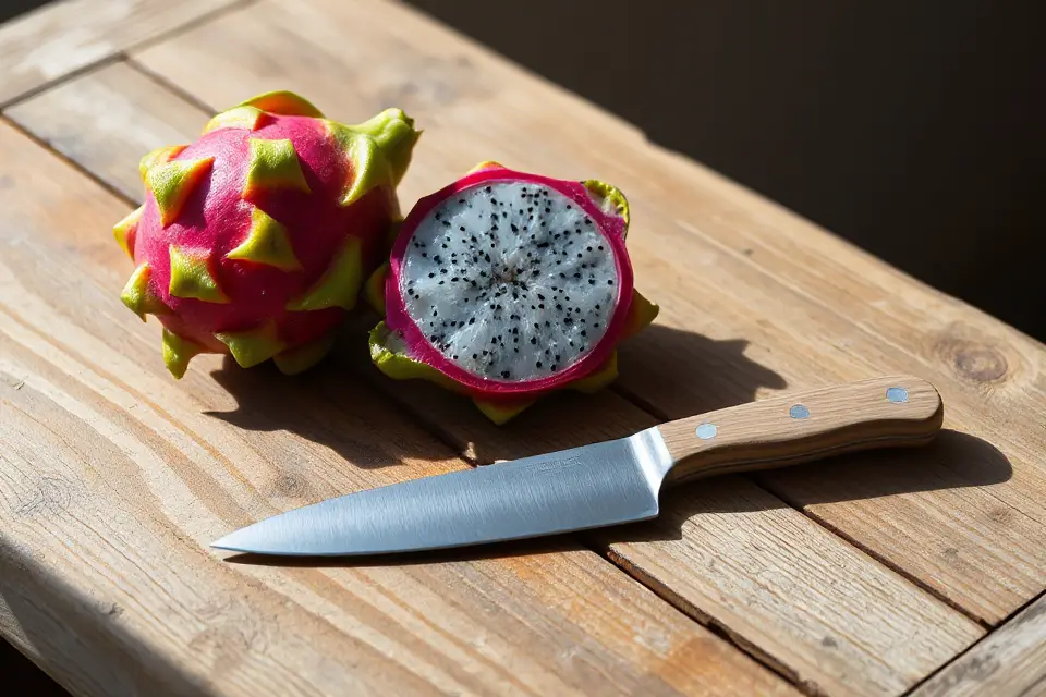 vibrant dragon fruit scene