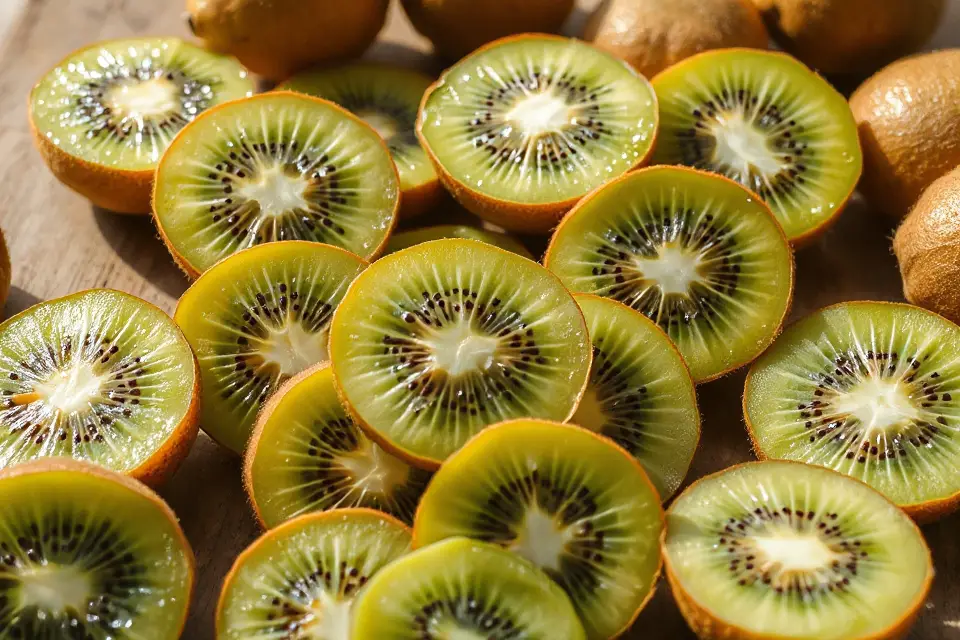 vibrant fresh kiwi photo