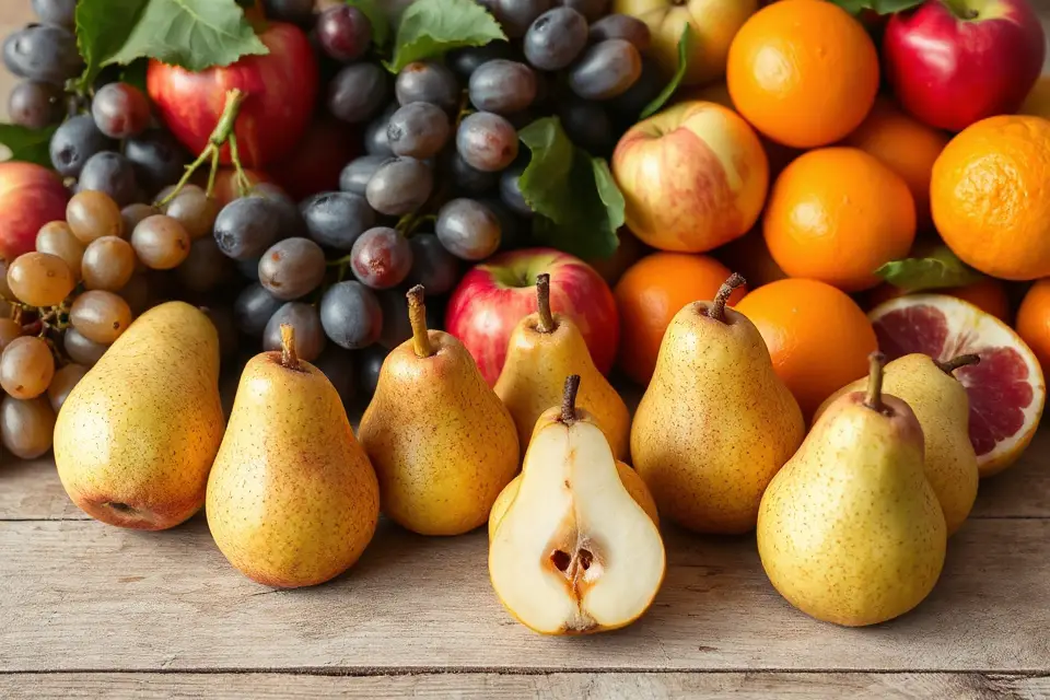 vibrant fruit arrangement photo